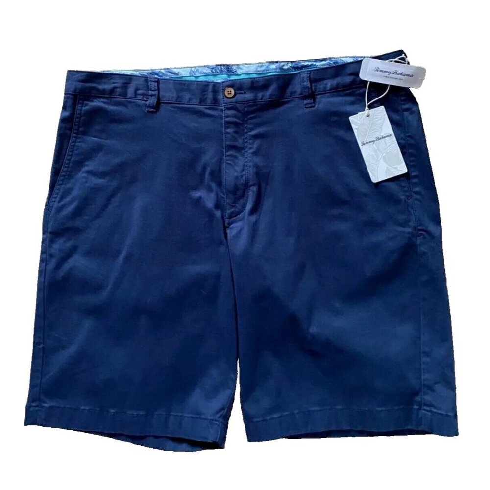 Tommy Bahama Men's Big & Tall 46L Maritime Navy Stretch 10” Boracay Chino Shorts